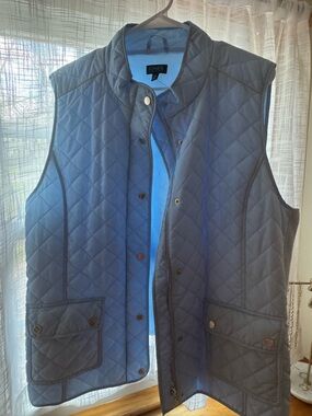 Jones New York Women’s Quilted Baby Blue Vest
